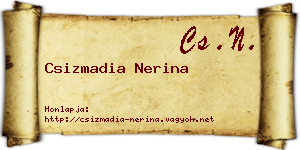 Csizmadia Nerina névjegykártya